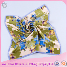 Funny design jjgsaw puzzle pattern silk scarf hangzhou